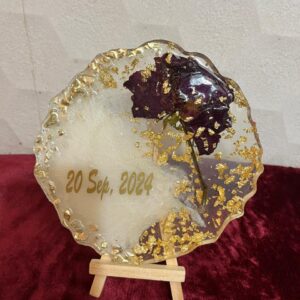 Resin Frame Table Top Rose Preservation